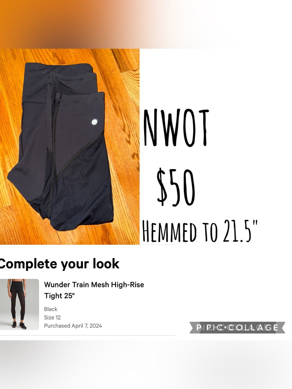 lululemon athletica Wunder Train Mesh High-Rise Tights - Black